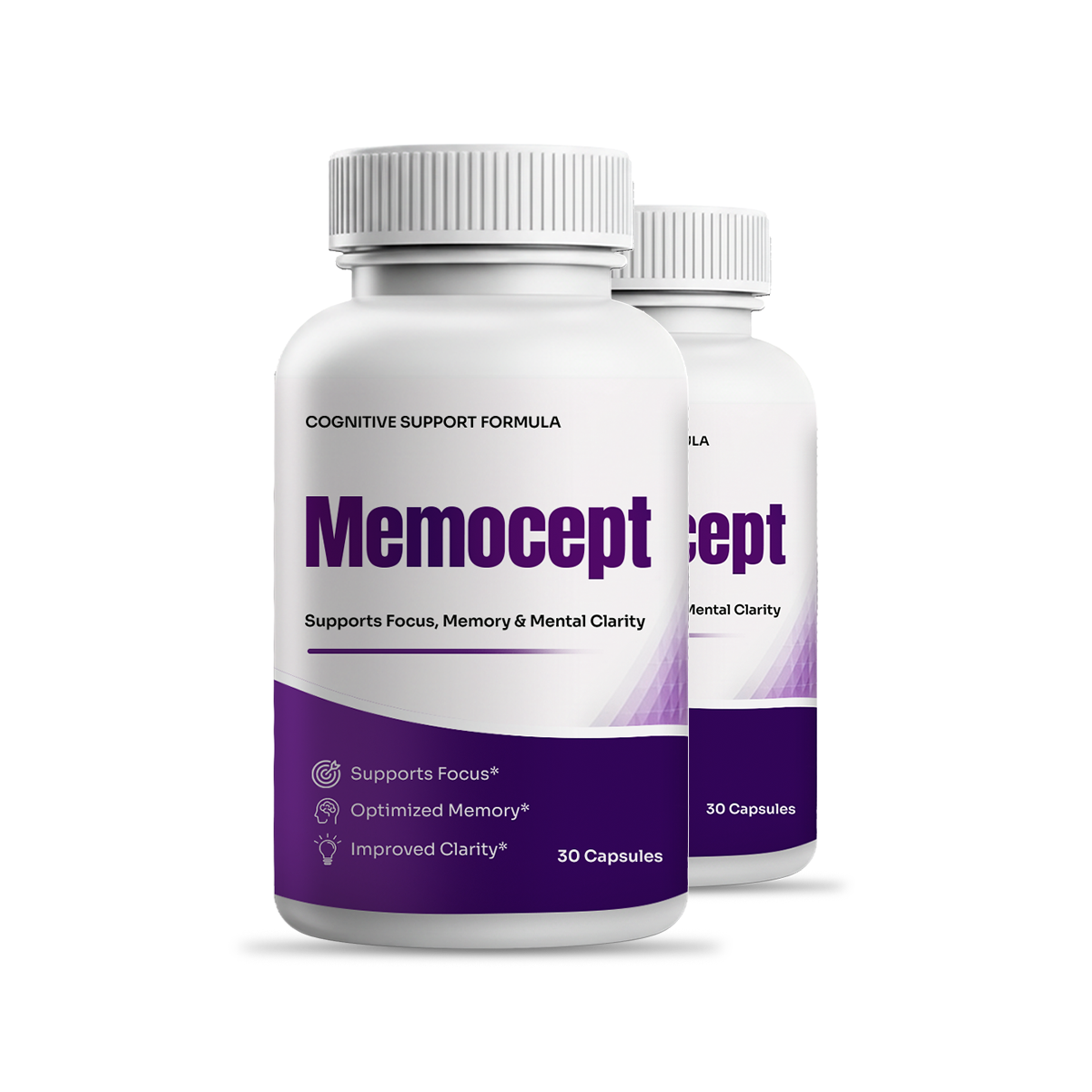 Memocept 2-bottle pack — 60-day supply at $79/bottle